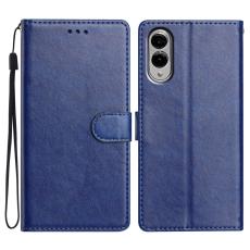 Samsung Galaxy S25 Edge Fodral L&auml;der Bl&aring;