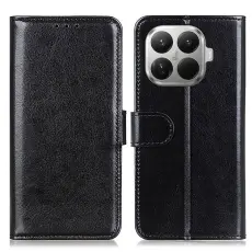 Xiaomi 17T Pro Fodral Crazy Horse L&auml;der Svart