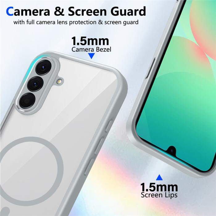Bild 3, Samsung Galaxy A27 5G Skal TPU Magsafe Grå/Transparent