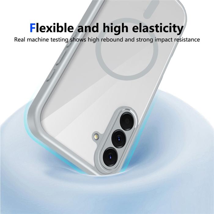 Bild 4, Samsung Galaxy A27 5G Skal TPU Magsafe Grå/Transparent