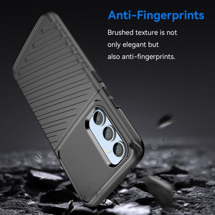 Bild 3, Samsung Galaxy A54 5G Skal Twill Textur Svart