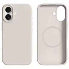 iPhone 17 Skal MagSafe Liquid Silikon Beige