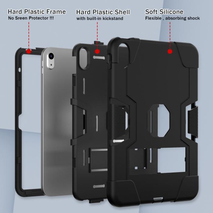 Bild 2, iPad 11 2025 / 10.9 2022 Shockproof Hybrid Skal Med Kickstand
