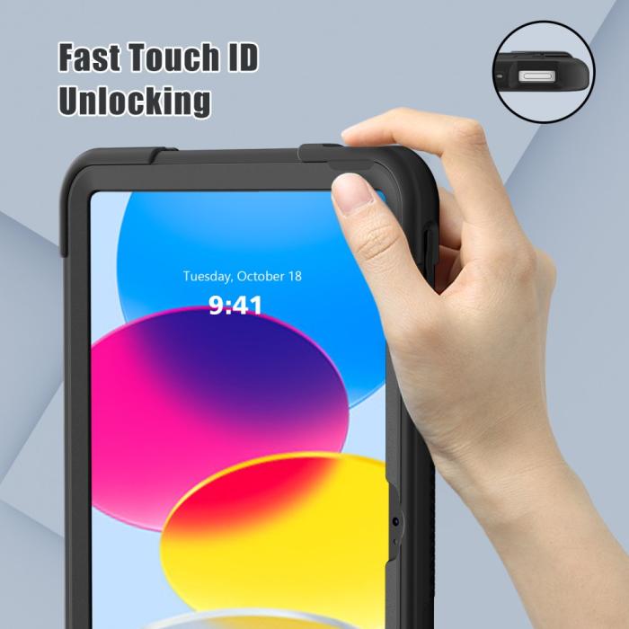 Bild 3, iPad 11 2025 / 10.9 2022 Shockproof Hybrid Skal Med Kickstand