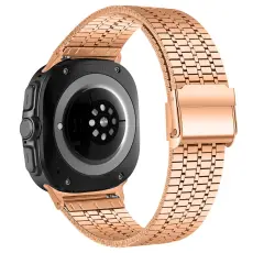 Galaxy Watch 8 46/44/40 mm Armband Rostfritt St&aring;l Ros&eacute;guld