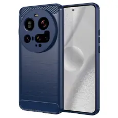 Xiaomi 15 Ultra Skal Borstad St&aring;l Textur Bl&aring;