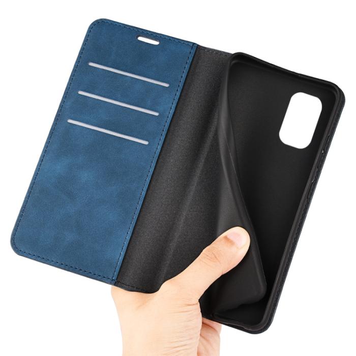 Bild 4, Nokia G11 / G21 Fodral Flip Skin Touch Blå