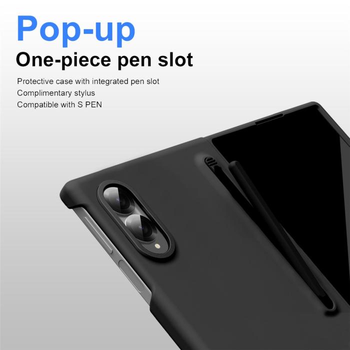 Bild 4, Samsung Galaxy Z Fold 8 Skal Inkl. Skärmskydd & Penna Svart