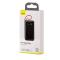 Baseus 10000 mAh 15W Power Bank Mini S Med USB-C Kabel Röd/Svart