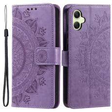 Samsung Galaxy A07 Fodral Mandala L&auml;der Lila