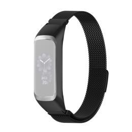 Samsung Galaxy Fit 2 Metall Armband Milanese Loop Svart