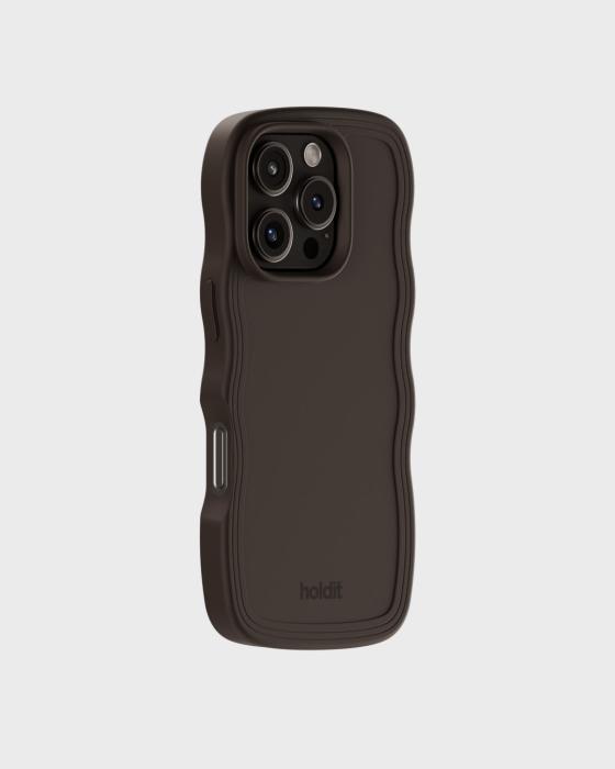 Bild 2, holdit iPhone 16 Pro Skal Wavy Chocolate