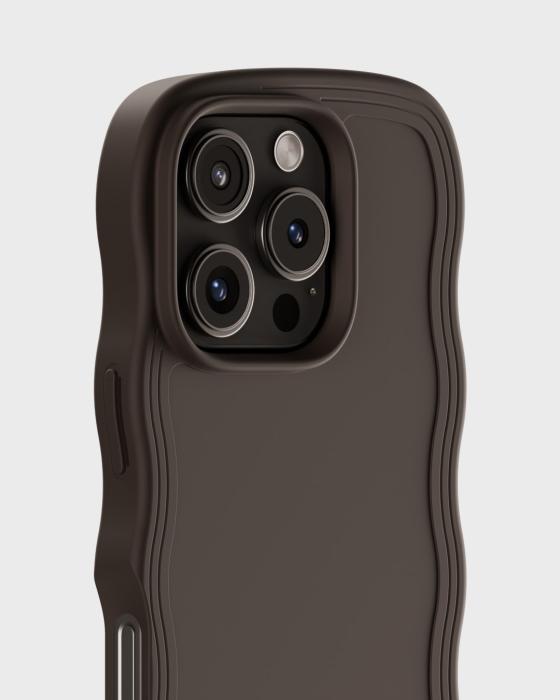 Bild 3, holdit iPhone 16 Pro Skal Wavy Chocolate