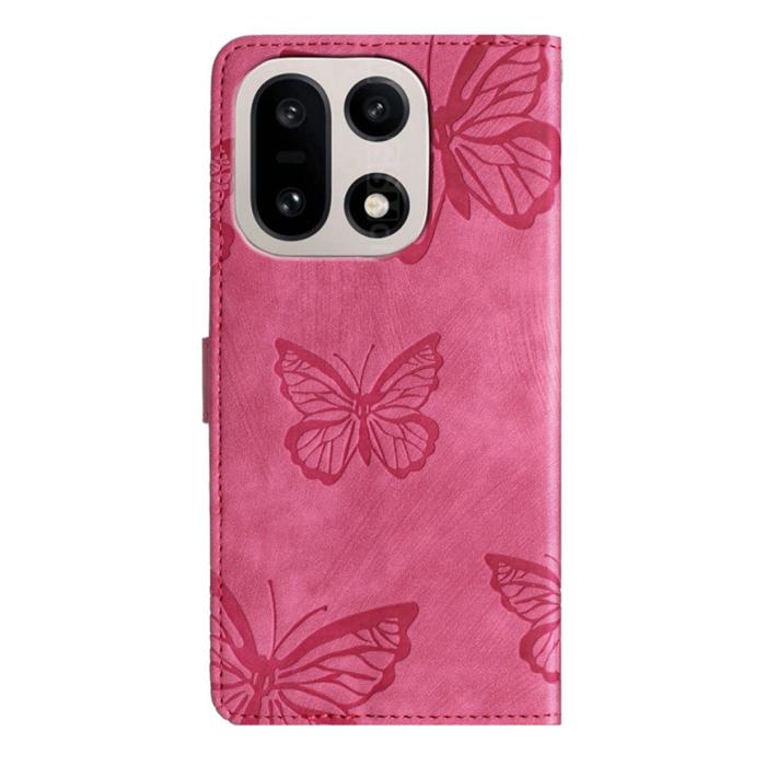 Bild 2, OnePlus 15 Fodral Med Fjäril Tryck Rosa