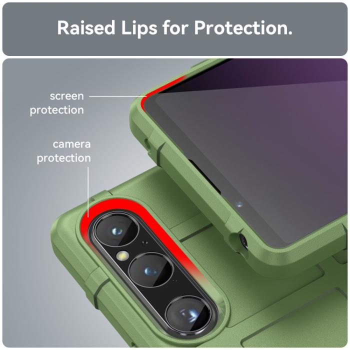 Bild 6, Sony Xperia 1 V Skal TPU Robust Grön