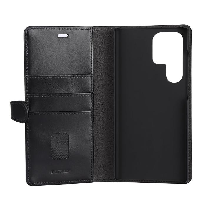 Bild 5, Buffalo Samsung Galaxy S23 Ultra Fodral 2in1 Magnet / Skal Svart