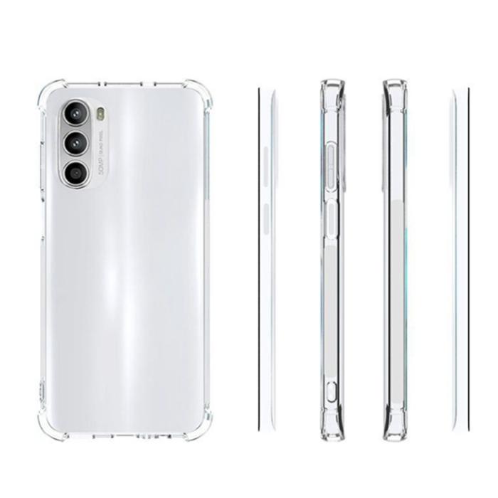 Bild 2, Motorola Moto G52/G82 Skal Shockproof TPU Transparent