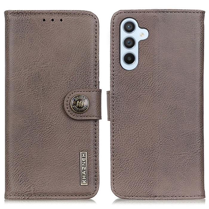 Bild 1, KHAZNEH Samsung Galaxy S24 FE Fodral Läder Khaki