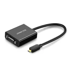 UGREEN 1080p Micro HDMI Till VGA Adapter Svart