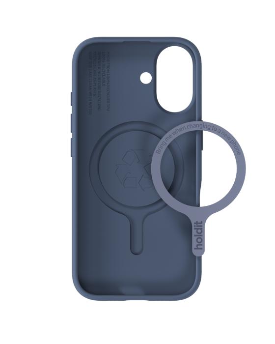 Bild 4, holdit iPhone 17 Mobilskal Soft MagSafe Pacific Blue