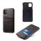 iPhone 12 Pro Max - KSQ Skal Med Kortfack - Svart