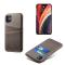 iPhone 12 Pro Max - KSQ Skal Med Kortfack - Grå