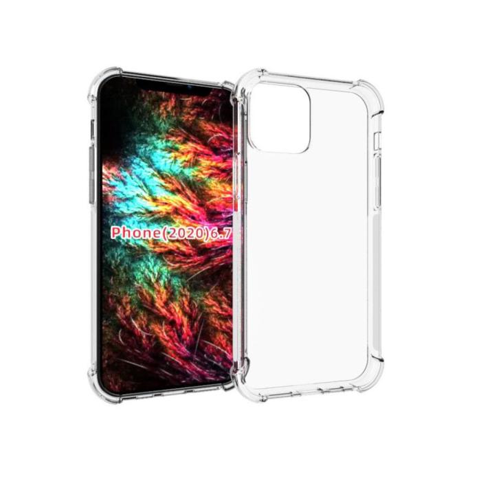Bild 1, iPhone 12 Pro Max - Shockproof Transparent TPU Skal