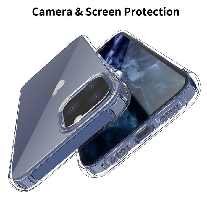 Bild 2, iPhone 12 Pro Max - LEEU DESIGN Shockproof TPU Skal