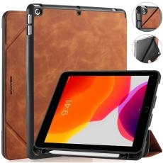 DG.MING iPad 10.2 2019/2020/2021 Fodral See Med Pennhållare Brun