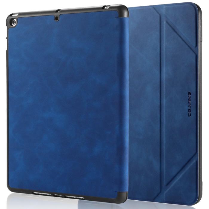 Bild 2, DG.MING iPad 10.2 2019/2020/2021 Fodral See Med Pennhållare Blå