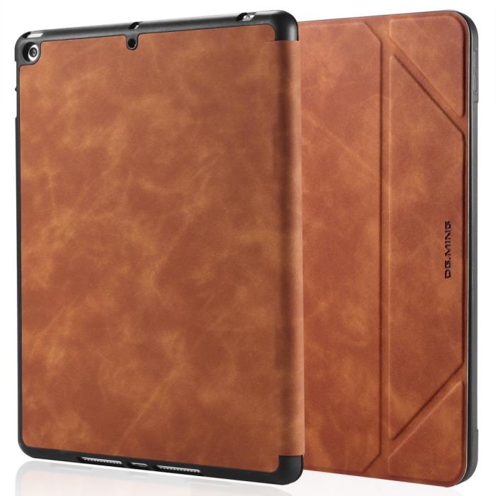 Bild 2, DG.MING iPad 10.2 2019/2020/2021 Fodral See Med Pennhållare Brun