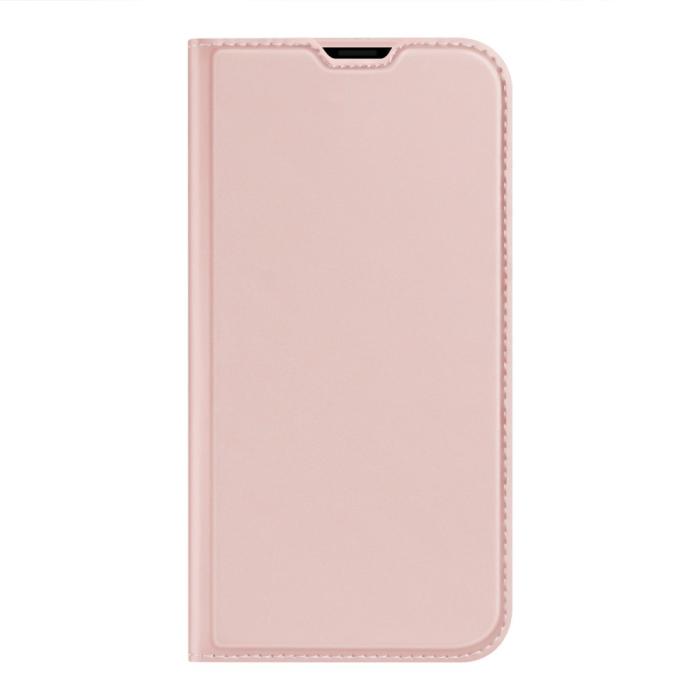 Bild 2, iPhone 13 Pro Max - DUX DUCIS Skin Pro Läder Fodral - Roséguld