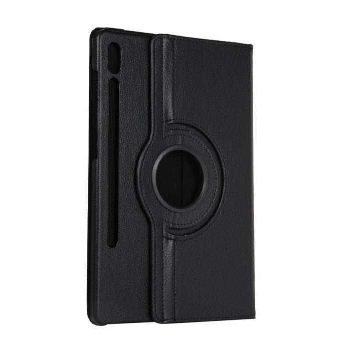 Bild 2, Samsung Galaxy Tab S7 / Tab S8 - 360° Rotation Fodral - Svart