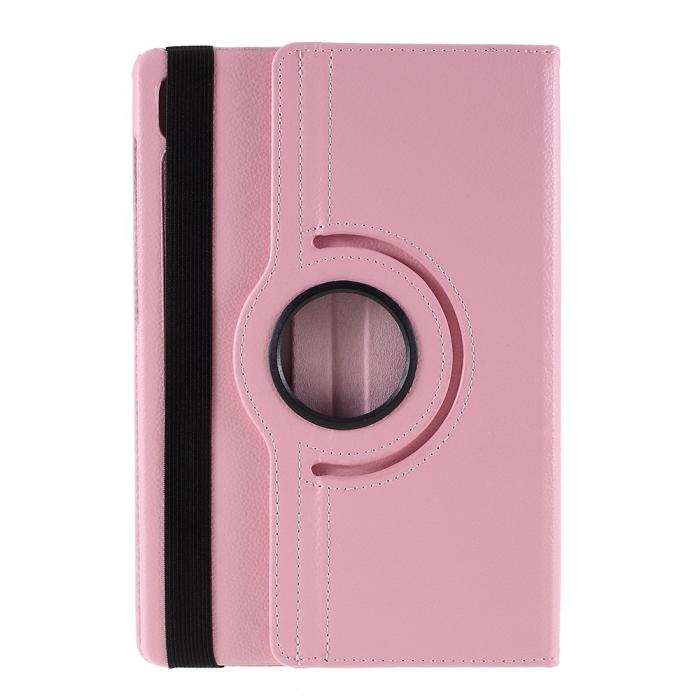 Bild 3, Samsung Galaxy Tab S7 / Tab S8 - 360° Rotation Fodral - Ljus Rosa