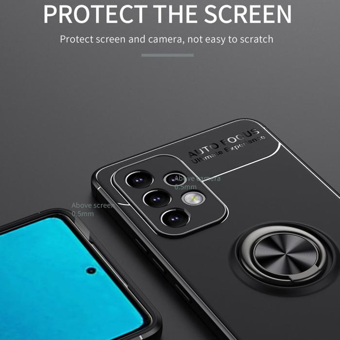 Bild 6, Samsung Galaxy A53 5G Skal Ring Svart/Blå