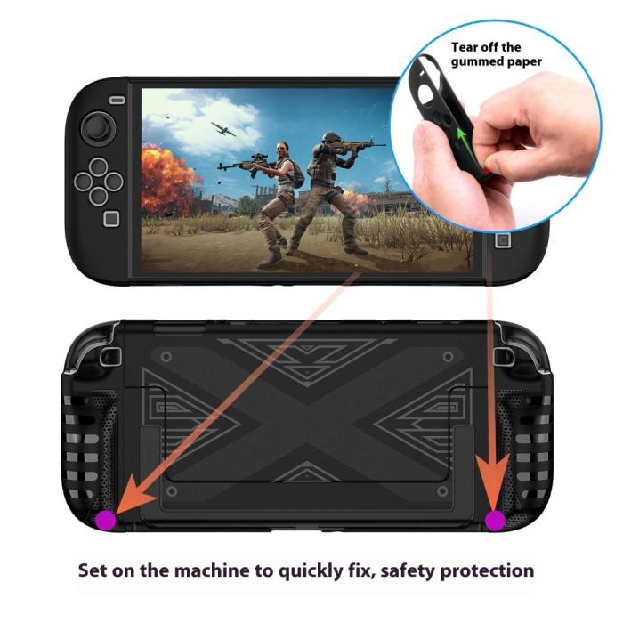 Bild 3, Nintendo Switch 2 Skal Med Stativ Hybrid Vit