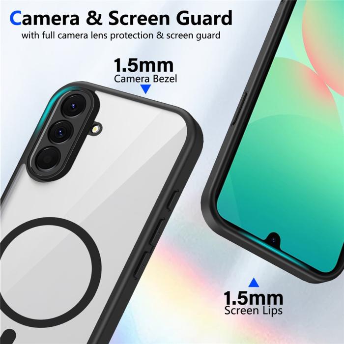 Bild 3, Samsung Galaxy A27 5G Skal TPU Magsafe Svart/Transparent