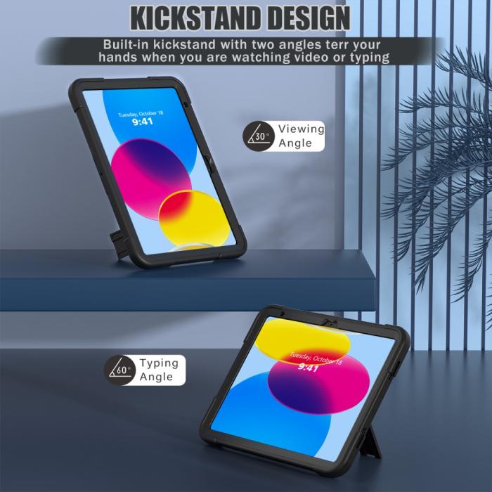 Bild 5, iPad 11 2025 / 10.9 2022 Shockproof Hybrid Skal Med Kickstand