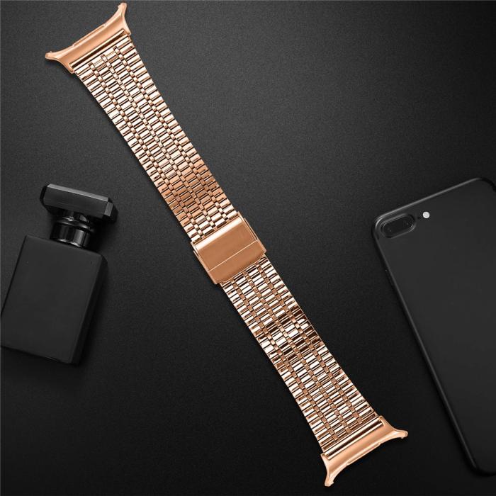Bild 4, Galaxy Watch 8 46/44/40 mm Armband Rostfritt Stål Roséguld