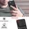 Samsung Galaxy S22 Skal Ring CamShield Hybrid Silver