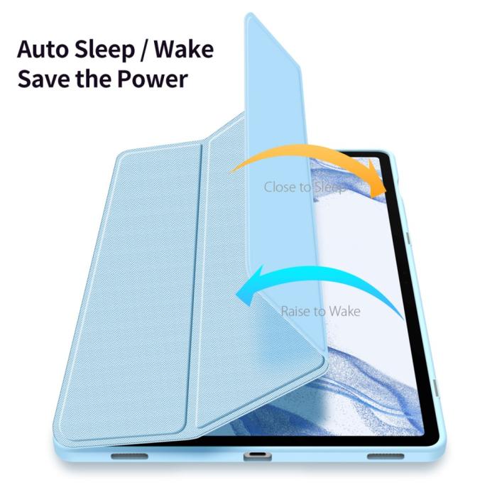 Bild 6, DUX DUCIS Galaxy Tab S9 FE Plus Fodral TOBY Hybrid Blå