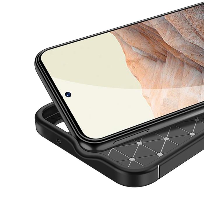 Bild 6, Google Pixel 7A Skal Kolfiber Textur Svart