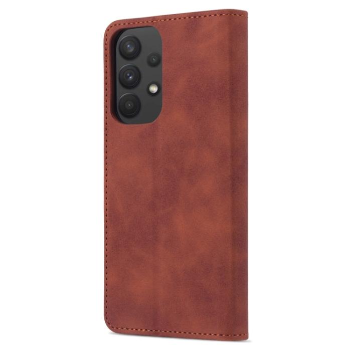 Bild 3, AZNS Samsung Galaxy A33 5G Fodral Läder Brun