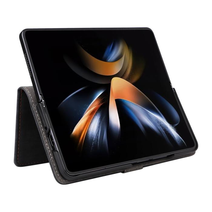 Bild 4, Galaxy Z Fold 6 Fodral RFID Läder Svart