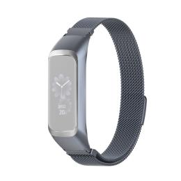 Samsung Galaxy Fit 2 Metall Armband Milanese Loop Grå