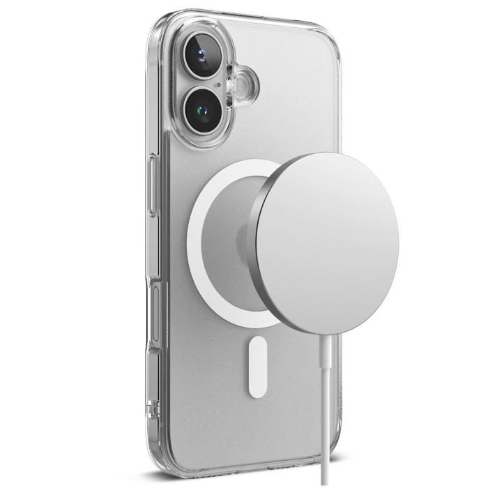 Bild 4, Ringke iPhone 16 Skal MagSafe Fusion Matt Transparent