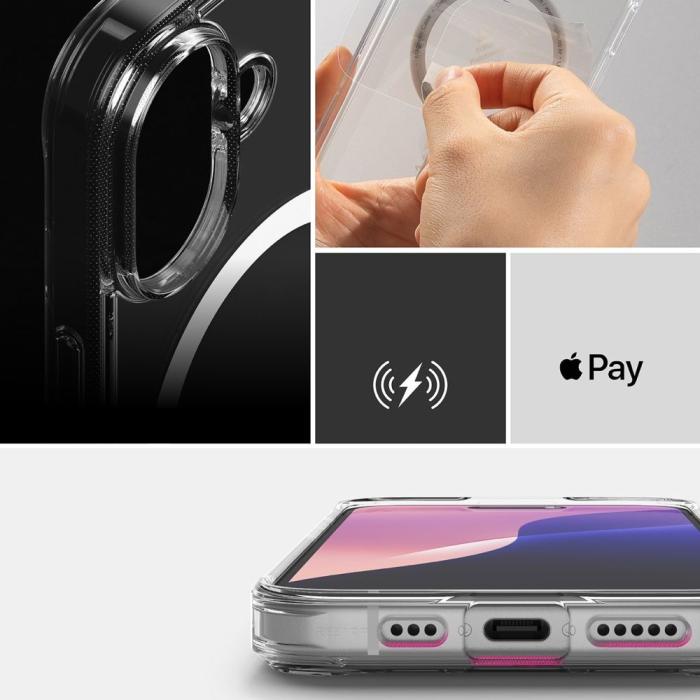 Bild 5, Ringke iPhone 16 Skal MagSafe Fusion Matt Transparent