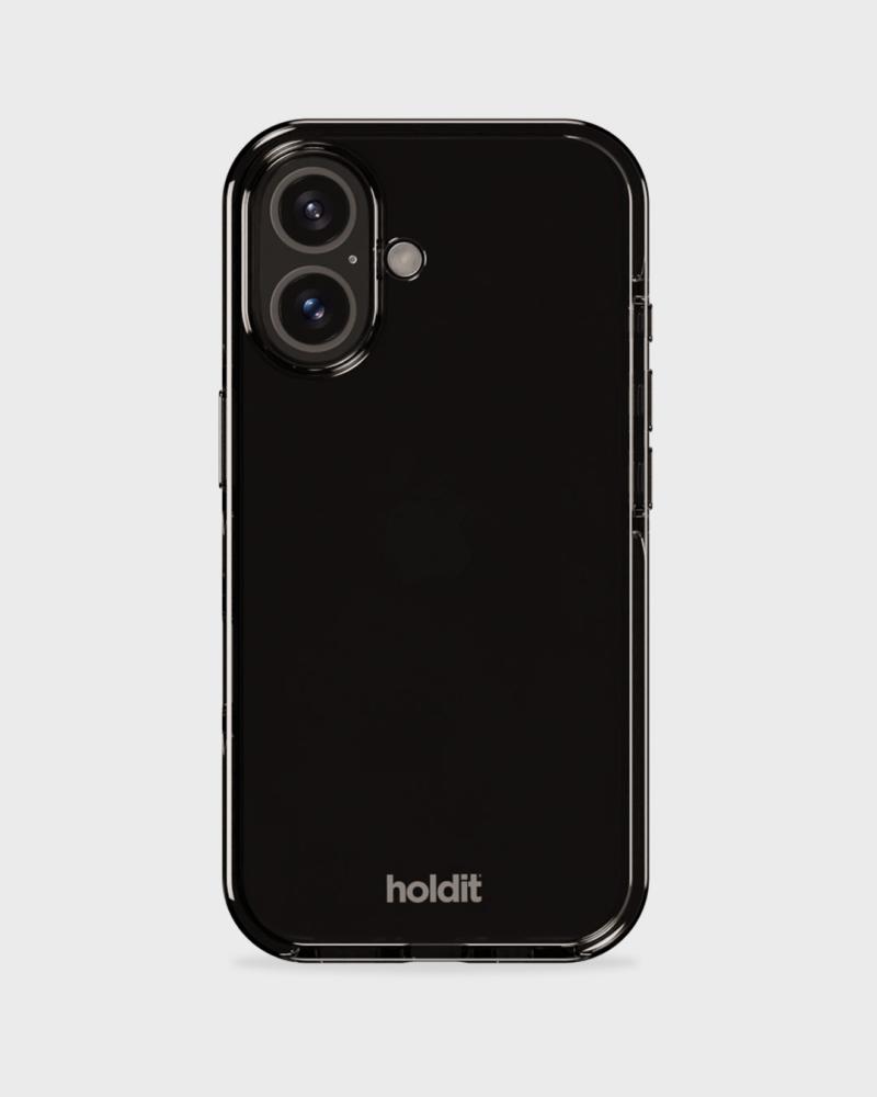 holdit iPhone 16 Mobilskal Seethru Svart