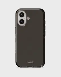 holdit iPhone 16 Mobilskal Seethru Svart