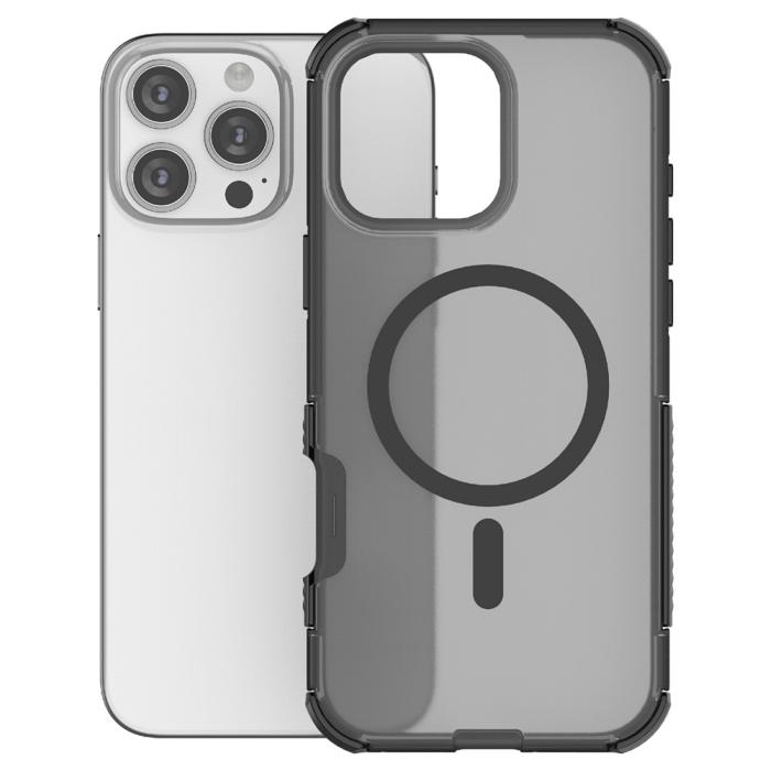 Bild 3, iPhone 16 Pro Skal MagSafe Shockproof Hybrid Svart